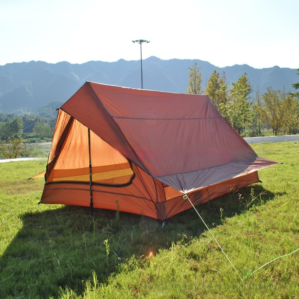 Tenda de teto ultraleve para acampamento requintado, barraca ao ar livre, barraca de linha A para 2 A 3 pessoas, barraca
