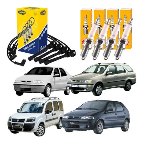 Kit Cabo E Vela Original Fiat Palio Weekend 2000 1.0 16v