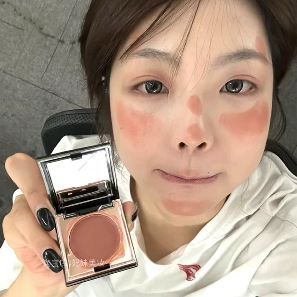 Ferramenta útil para pele amarela!Laranja vermelho marrom cor branco Nude café água Blush creme sombra batom contorno um