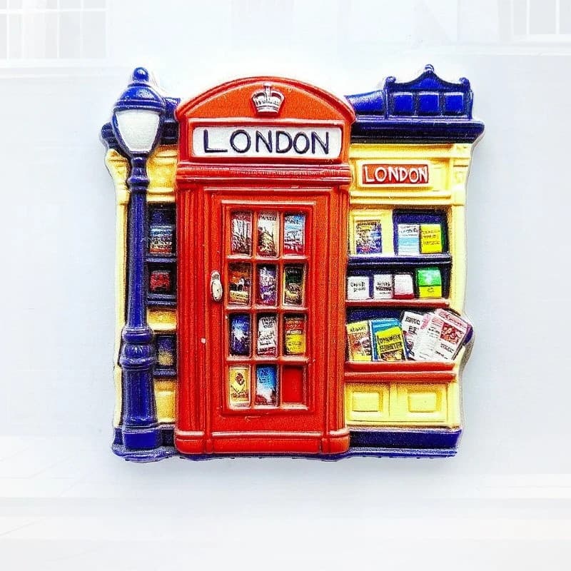 Ímã De Geladeira De Londres Inglaterra-Icônico Lembrança De Cena De Rua 3D Presente Exclusivo De Cidade Literária Para V