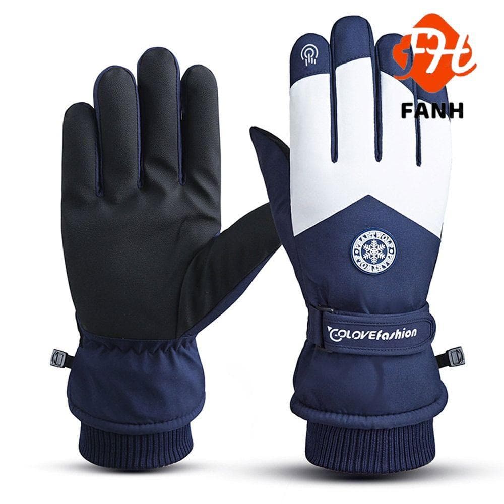 Luvas De Neve FANHUI Esqui De Motocicleta De Inverno Quentes Velo