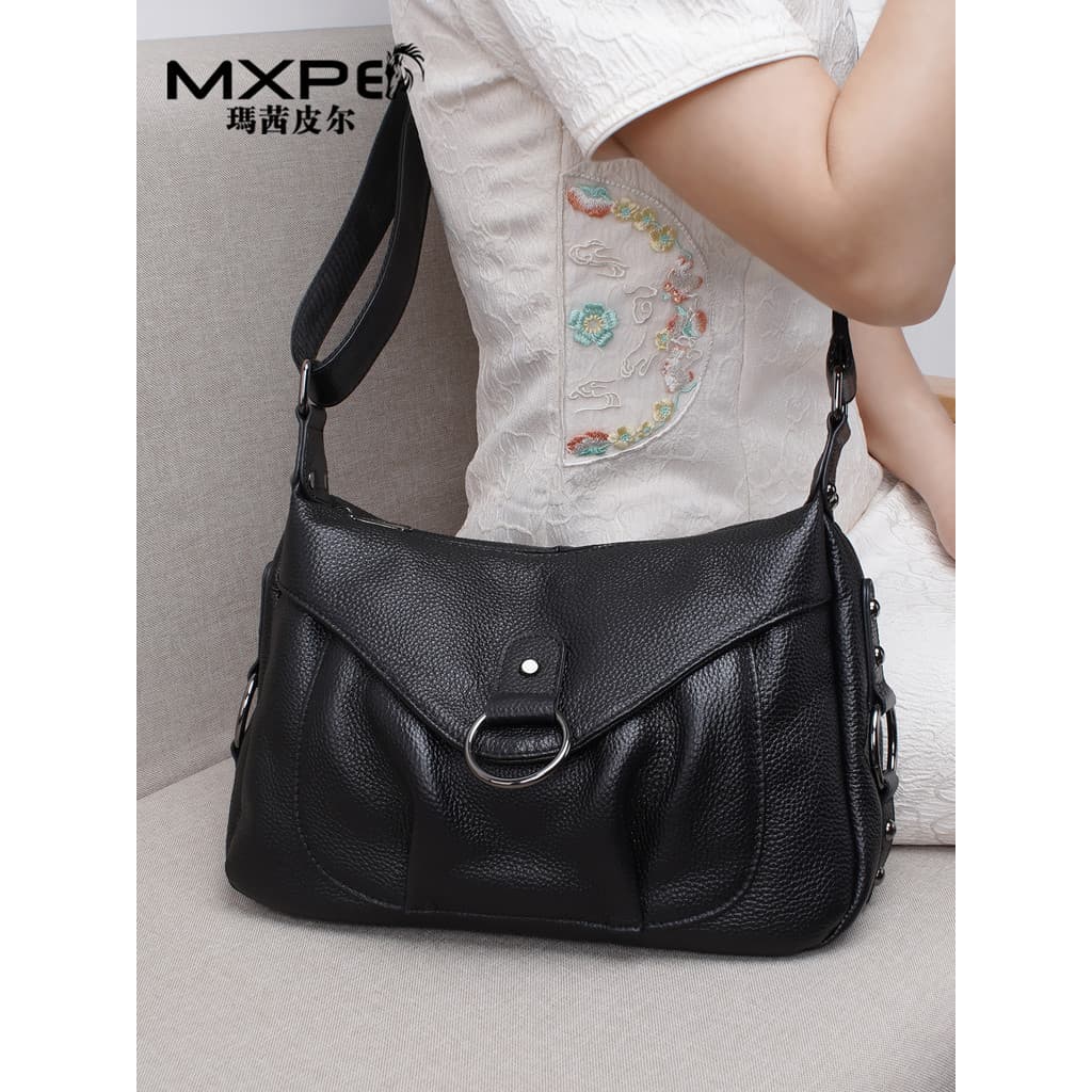Couro genuíno genuíno couro macio bolsa feminina 2026 novo estilo elegante All-Match Casual grande capacidade mãe saco o