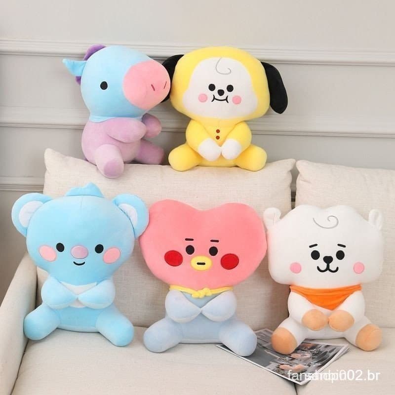 Desenho animado BTS Brinquedo de Pelúcia Boneca de Pelúcia Koala Little Yellow Dog Doll Girl
