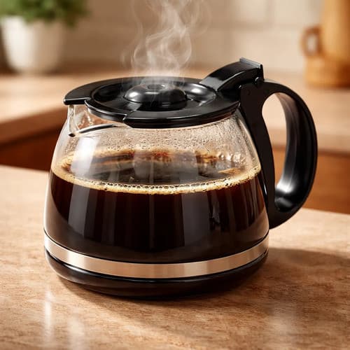 Jarra Para Cafeteira compative Mallory Arome Plus 18 Xicaras vidro forte