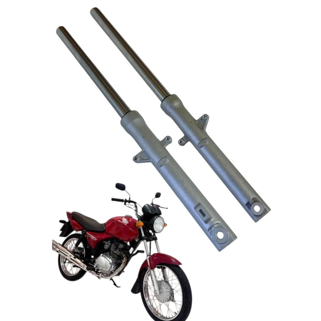Par Bengala Completa Garfo Titan 150 Ks 2004/08 Lona Ja Montada