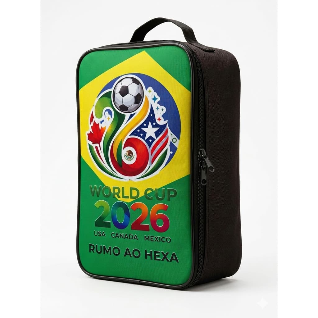 Bolsa Porta Chuteira Seleção Brasileira Copa 2026