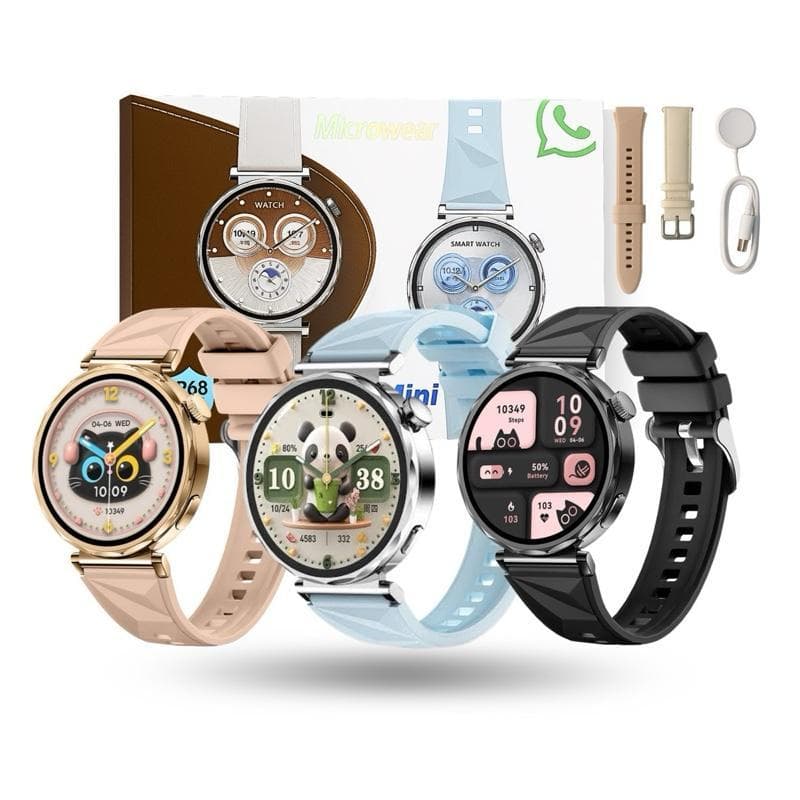 Smartwatch GT5 Mini IP68,Amoled com Chat Gpt e GPS.