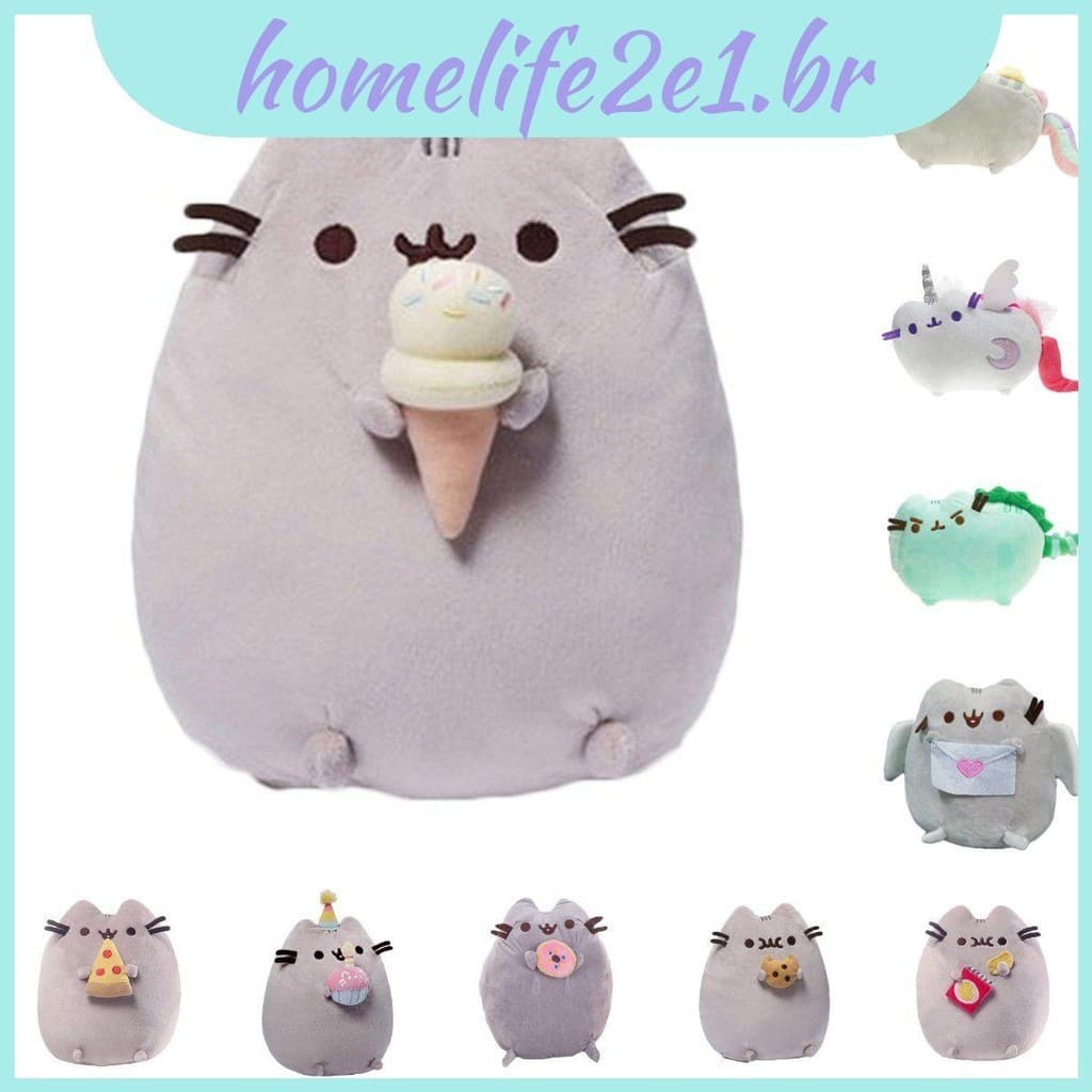 Pusheen E Confortável O Gato Donut Biscoito Pelúcia Crianças Animal Para