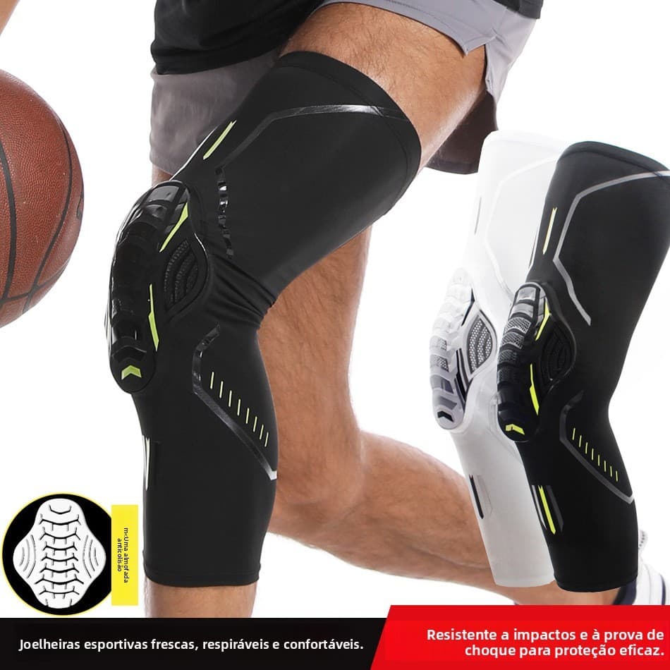 Joelheiras esportivas, equipamento de proteção, proteção contra impactos para fitness