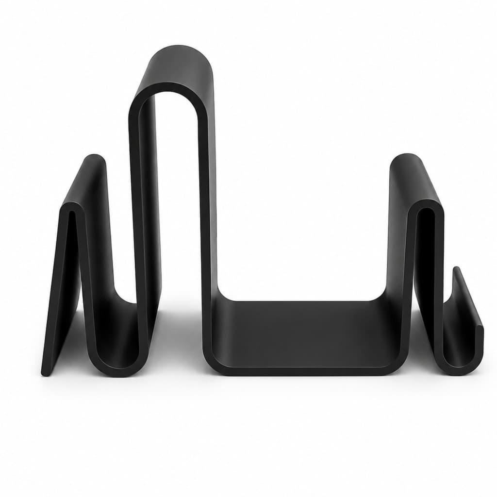 Suporte Vertical Para Macbook Notebook E Livros Organizador De Mesa 30cm Minimalista Ajustável