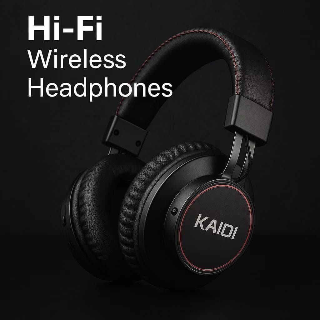 Fone de Ouvido KAIDI Sem Fio Bluetooth 70h de Bateria KRIDI HiFi Rádio FM Cartão SD Original