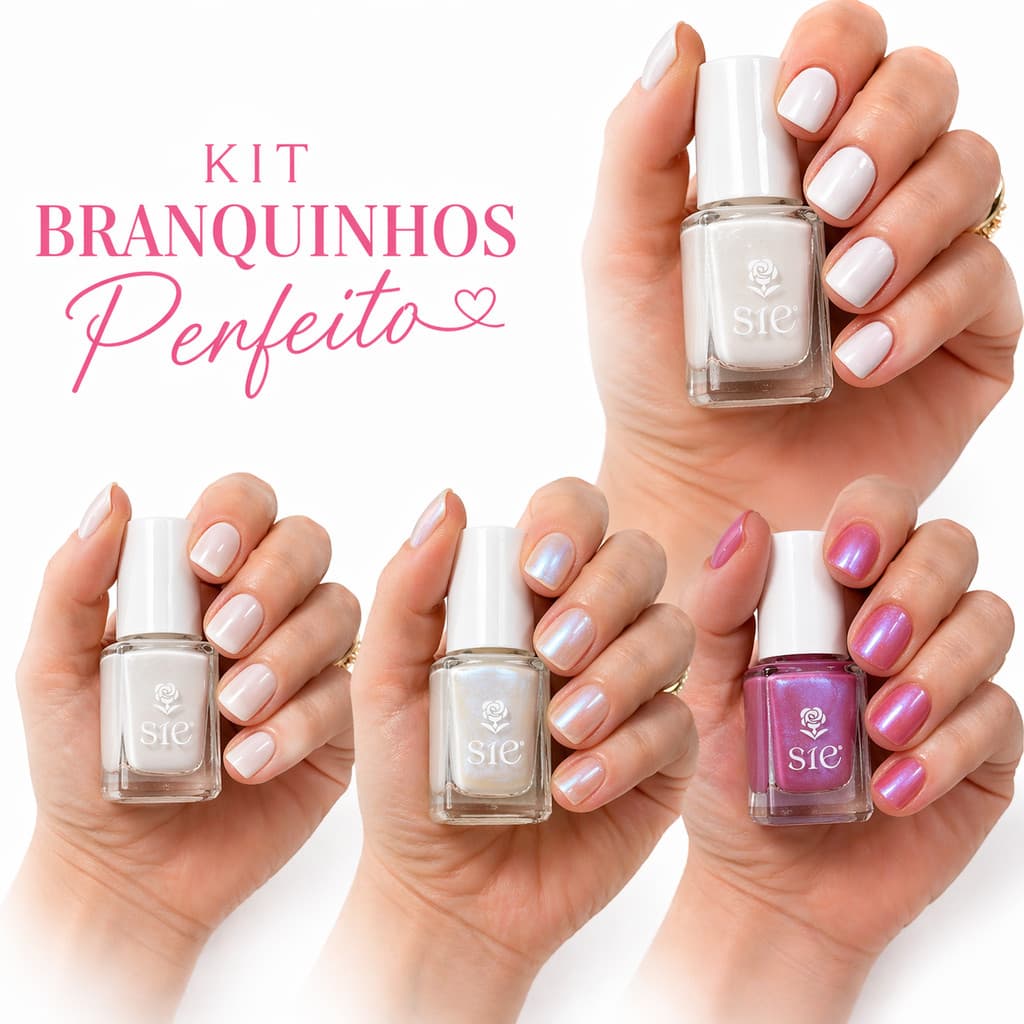 Coleção Branquinhos perfeitos - 4 Cores