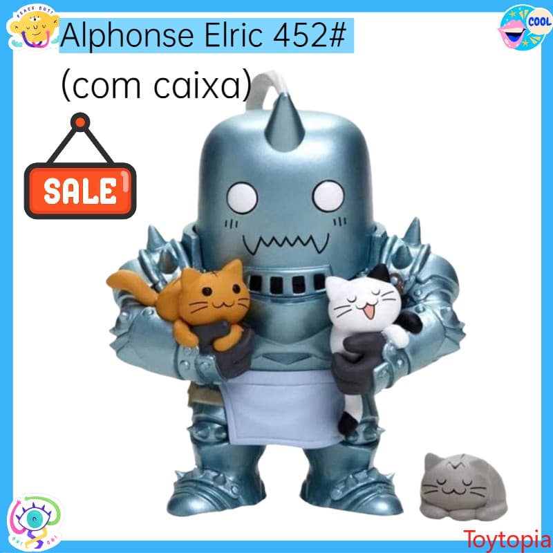 Animation Full Metal - Alchemist Alphonse Elric (with Kittens) Exclusive 452
