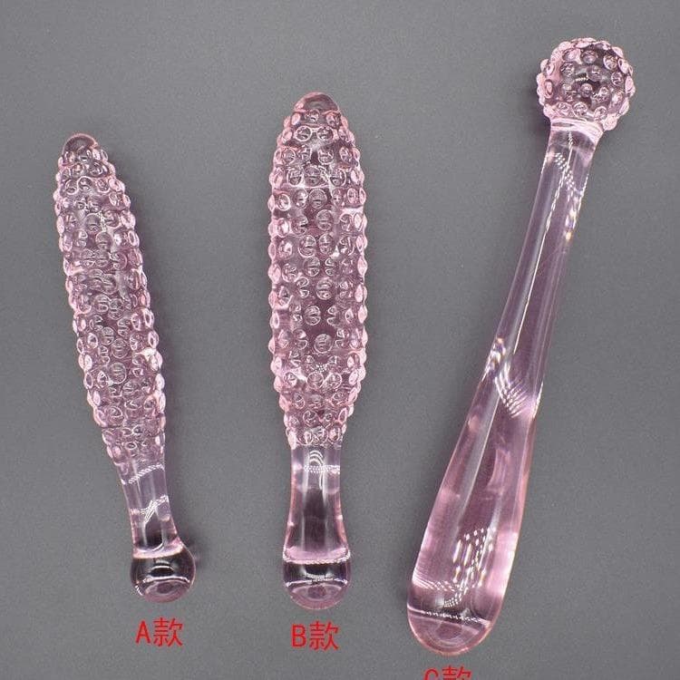 Massageador de cristal de milho, resistente a altas temperaturas, dispositivo de ponto de acupuntura traseiro de vidro,