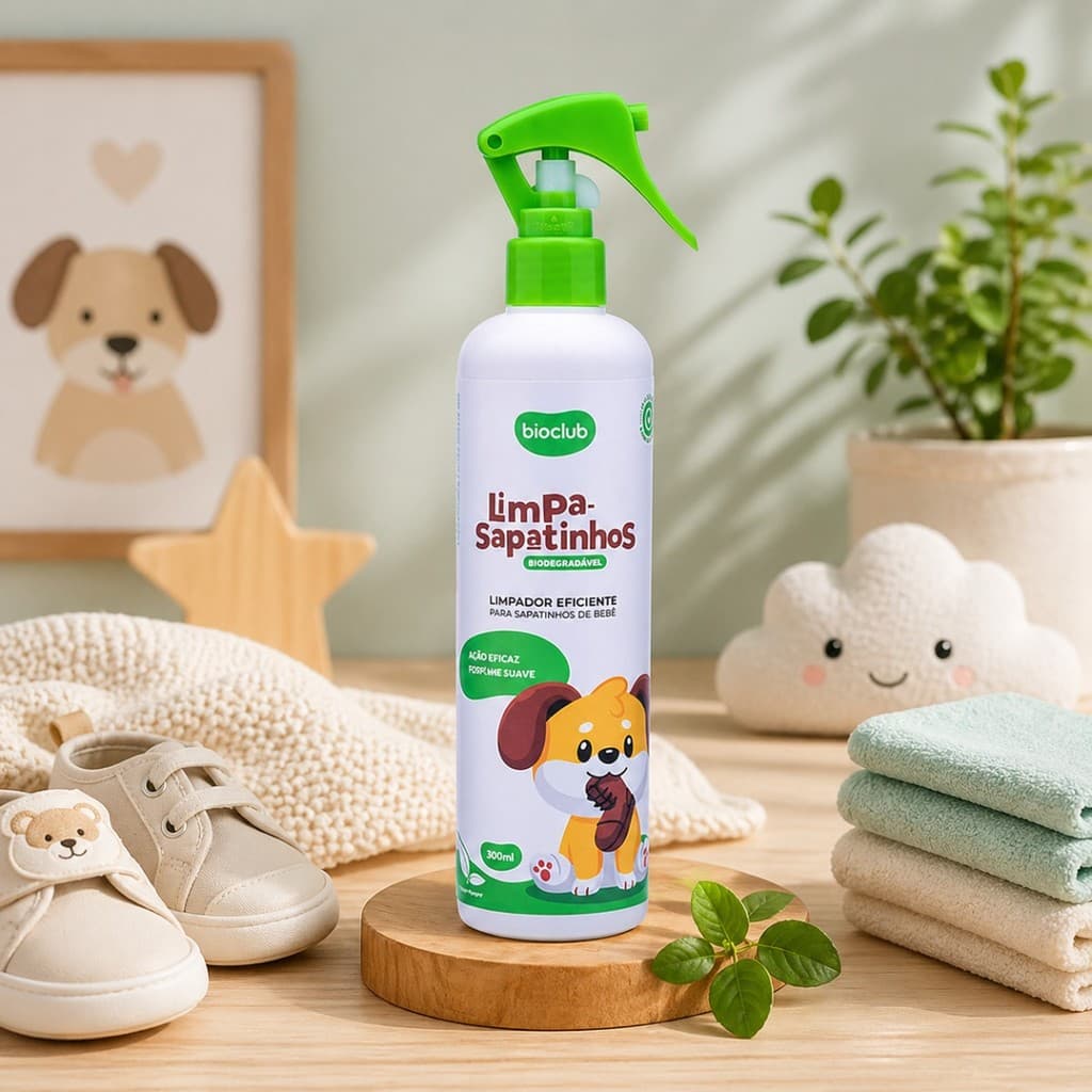 Limpa Sapatinhos – Limpeza Suave e Eficiente