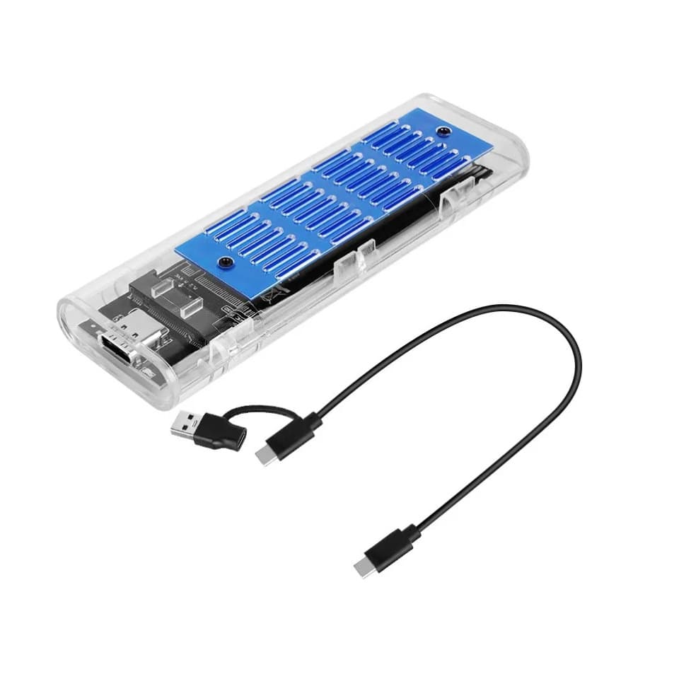 Case SSD M.2 NVMe SATA PCIe NV2 USB 3.1 10Gbps Alta Velocidade Universal