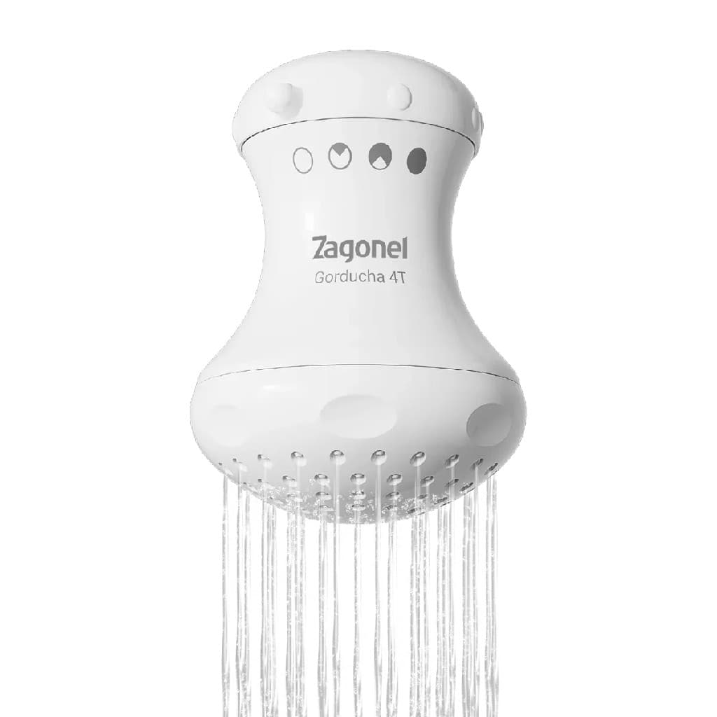 Chuveiro Ducha Gorducha 4 Temperatura Cor Branco
