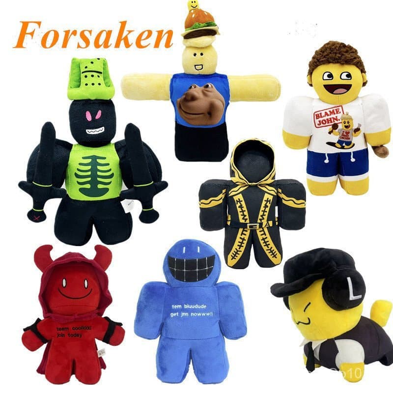 Forsaken 1x1x1 Pelúcia Shedletsky Taph Boneca De Macia 007n7 Brinquedos Presentes De Aniversário Para Fãs Meninos E Meni