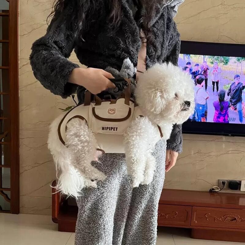 Cães Saindo Mochila Horizontal Portátil Bolsa De Gato De Tração Para Animais De Estimação De Um Ombro