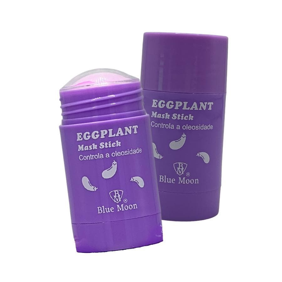 Máscara Facial em Bastão Eggplant Blue Moon | Controle de Oleosidade | Praticidade em Bastão