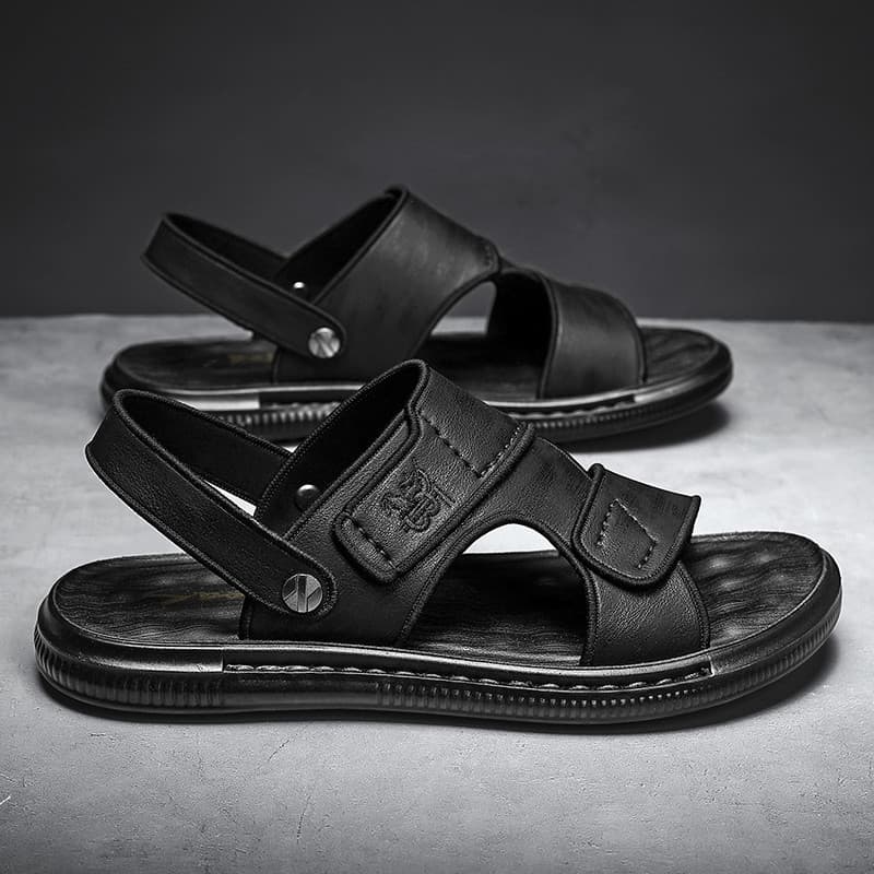 2026 novo estilo verão sandálias de condução dos homens tendência de verão ao ar livre sapatos de praia chinelos de dupl
