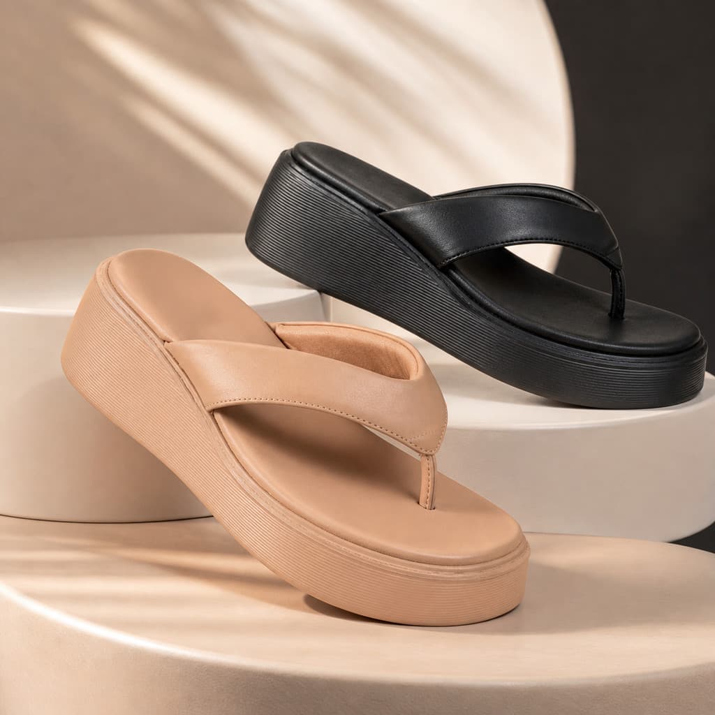 Sandália Vizzano Flatform Anabela Feminina Original
