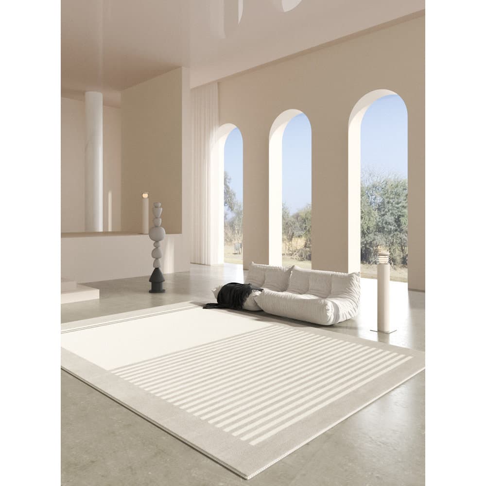 Tapete sala de estar luz luxo Premium cinza moderno simples sofá mesa café almofada casa grande área resistente à sujeir