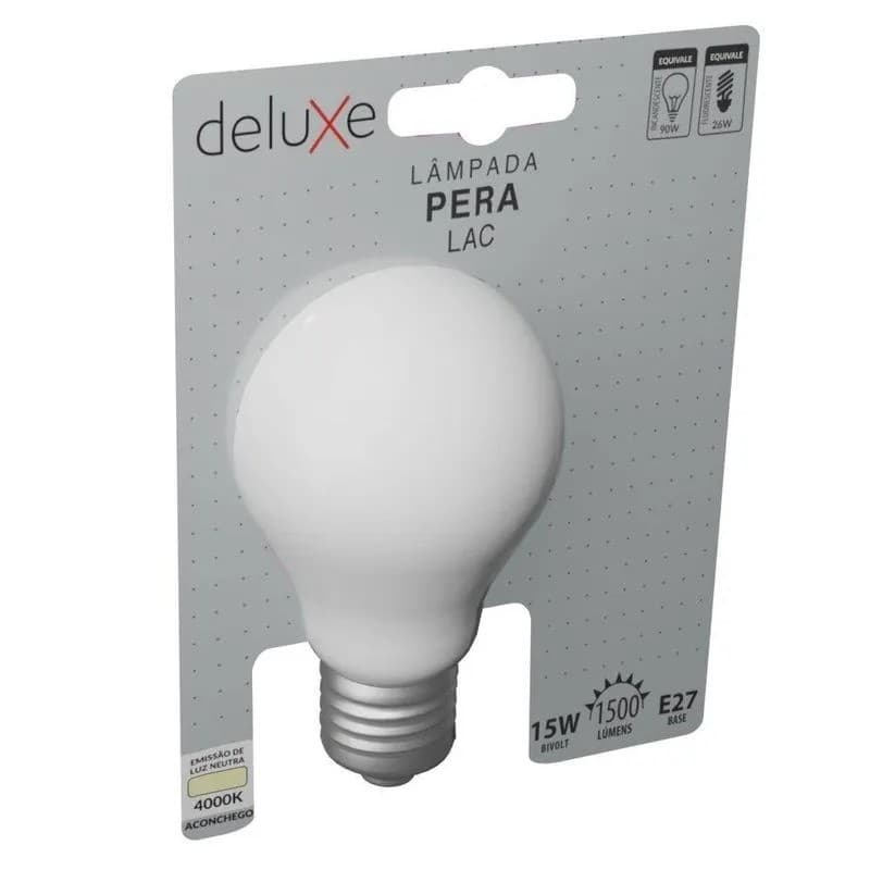 Lâmpada Led Pera LAC E27 BR6500K 15W BIVOLT