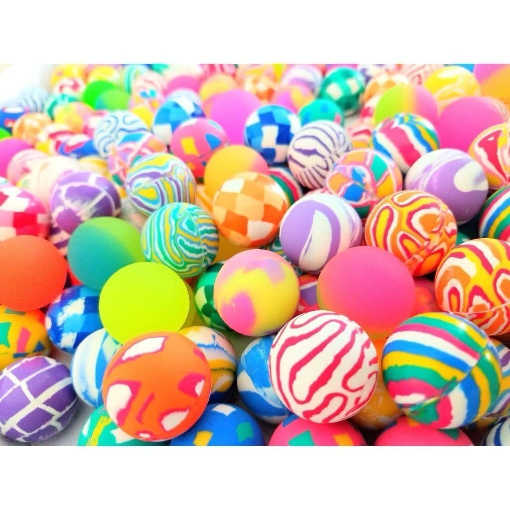 Kit 30 Bolinhas Pula Pula Multicoloridas 23mm Festa Infantil Brinquedo Lembracinhas