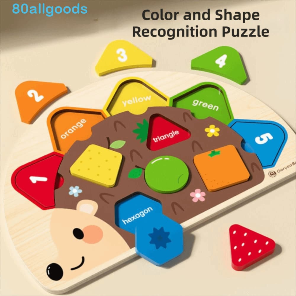 ALLGOODS1 Brinquedo De Quebra-Cabeça Montessori , Placa De Multifuncional De Material , Design Colorido