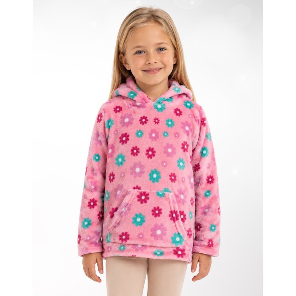 CASACO MENINAS FLEECE INFANTIL DESENHOS