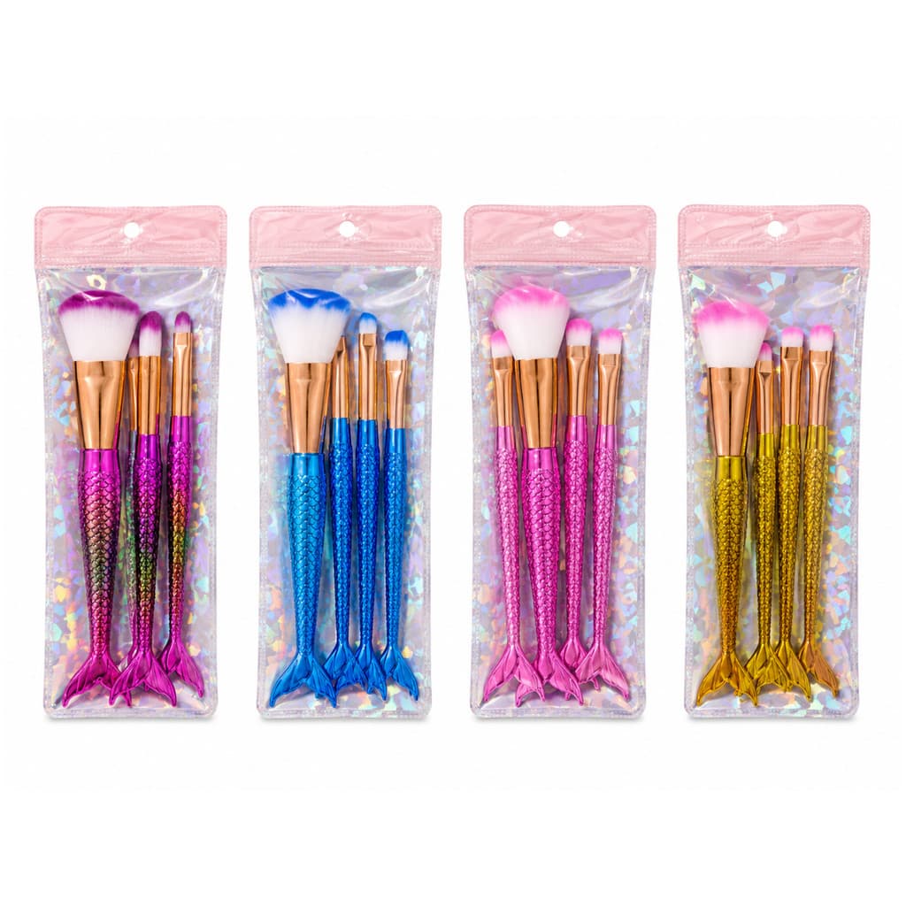 Kit De Pincéis De Make Para Contorno Cores Sortidas