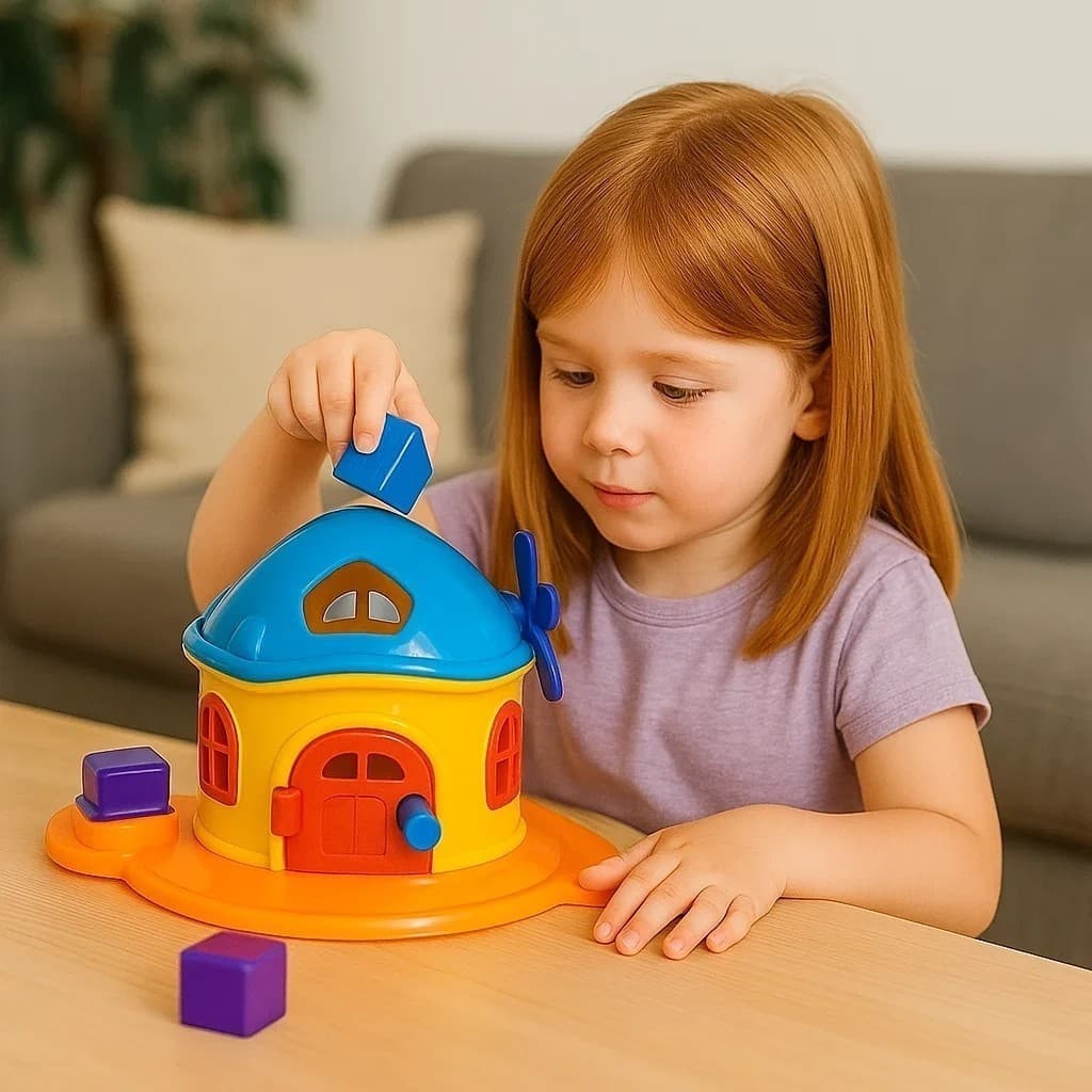 Brinquedo Casinha Cogumelo Encantado Encaixe Criança Presente Boneca Infantil