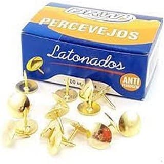 Percevejos Latonados 100 Unidades BRW Kit c/ 2
