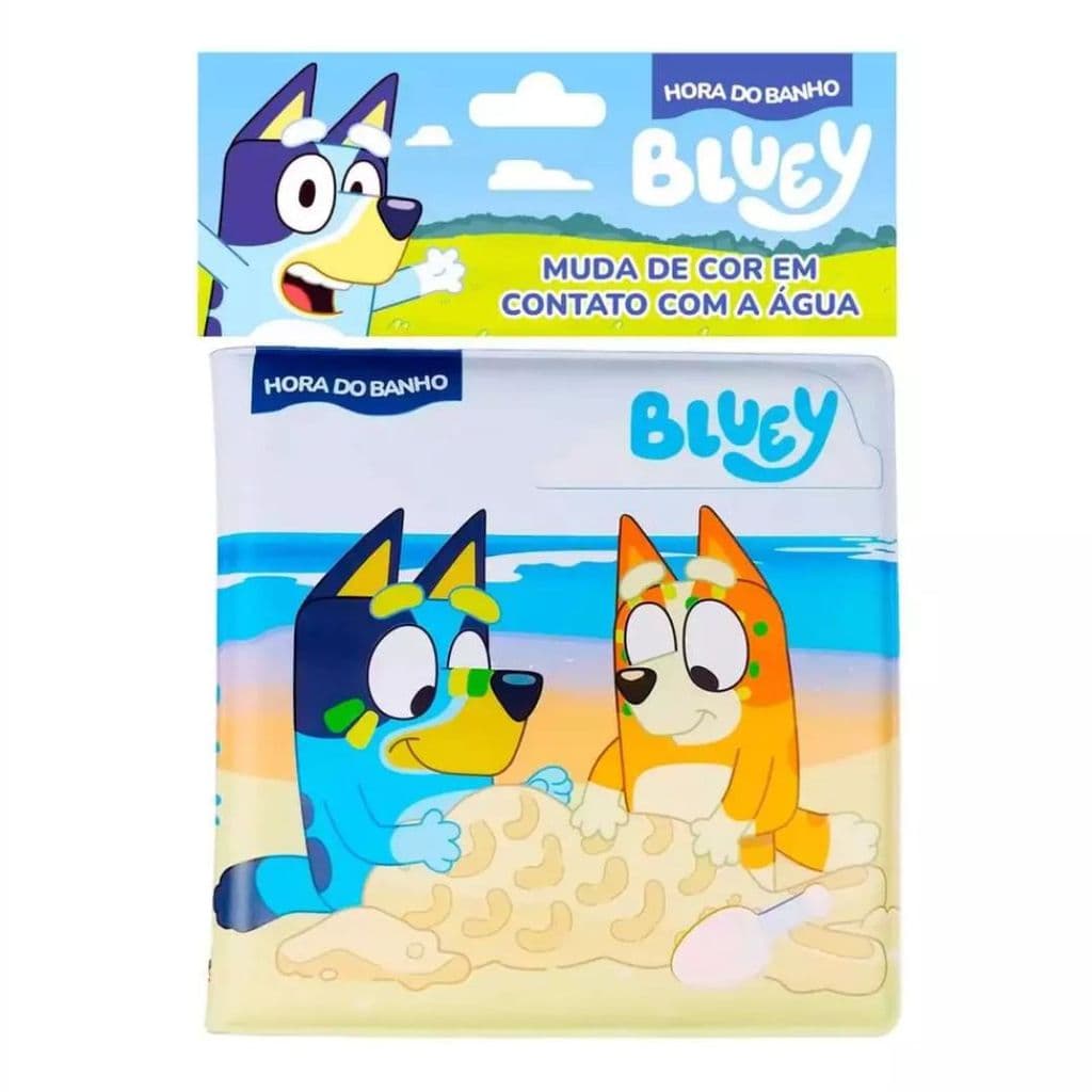 Livro de Banho Bluey Hora do Banho Muda de Cor na Água Editora On Line