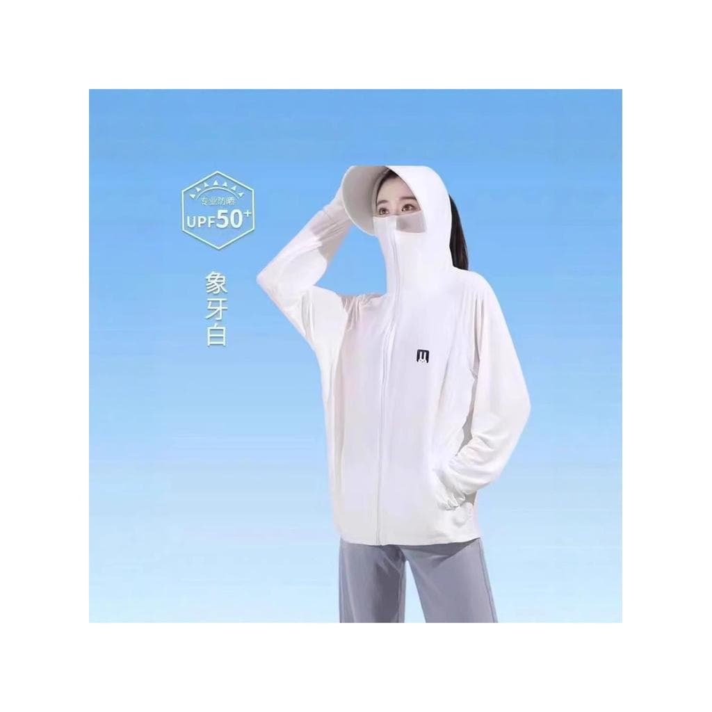 Protetor solar de seda gelo roupas femininas 2025 verão novo estilo à prova de ultravioleta com capuz jaqueta fina de ma