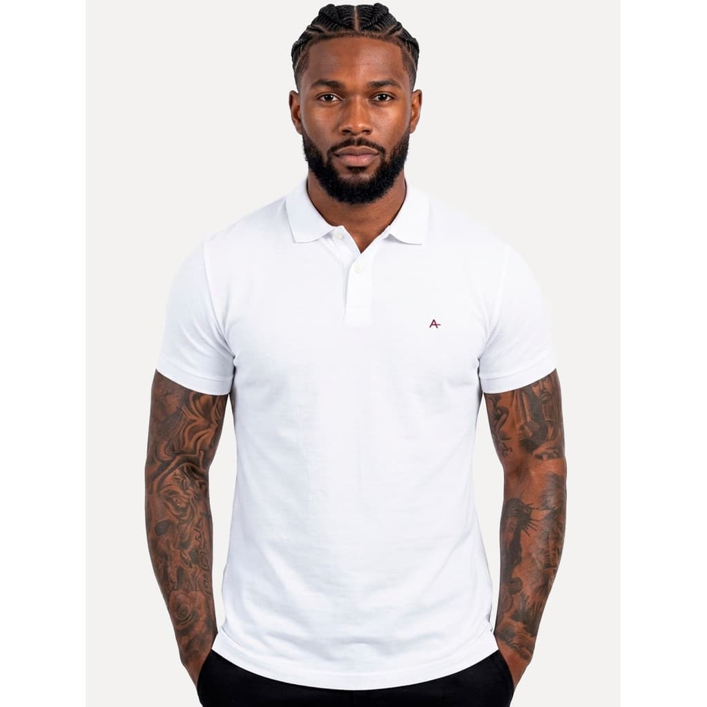 Polo Aramis Original Masculina Basic Piquet Branca PO.10.0278 0001