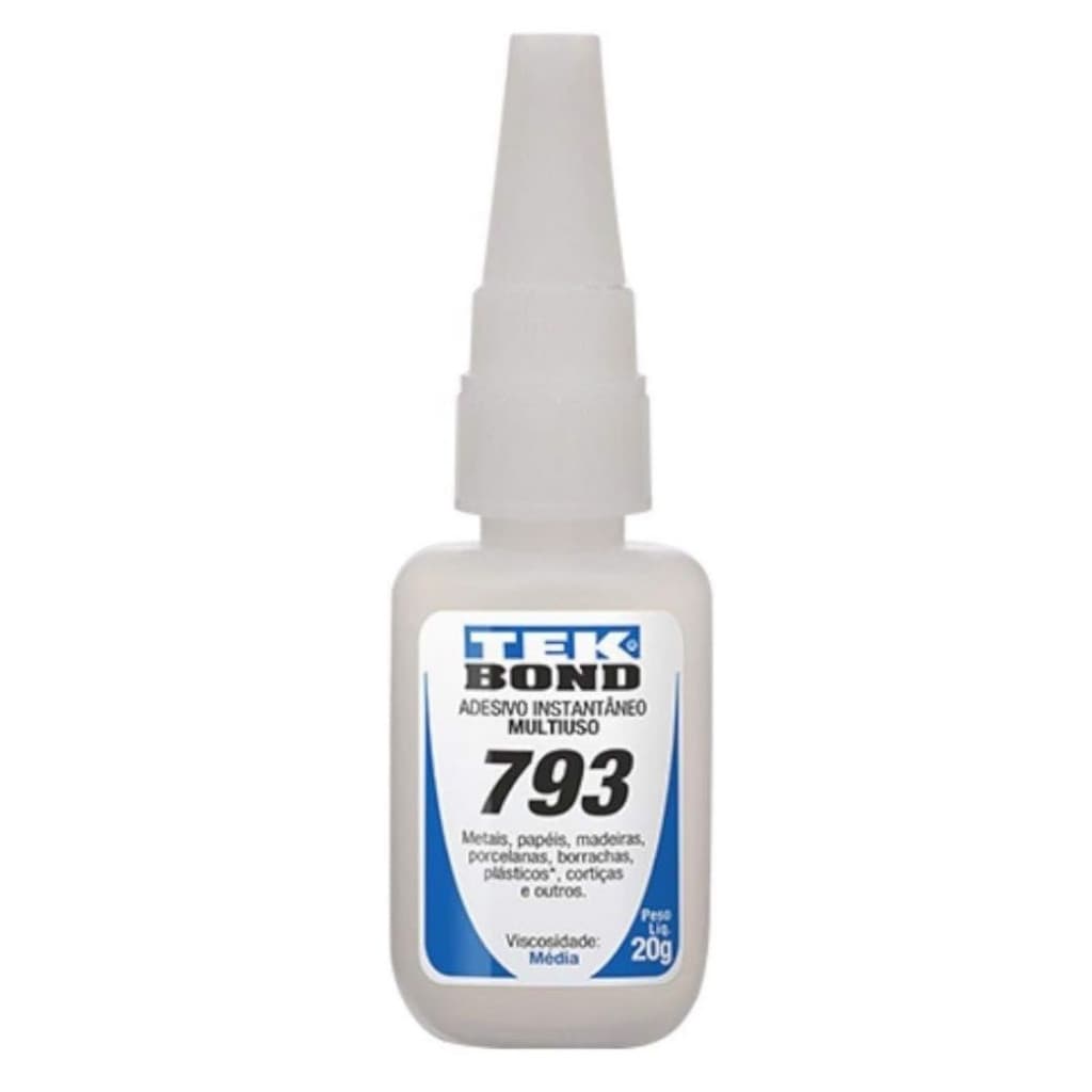 Cola Instantânea 793 20g Tek Bond Acrigel Postiça Lucky Bazar