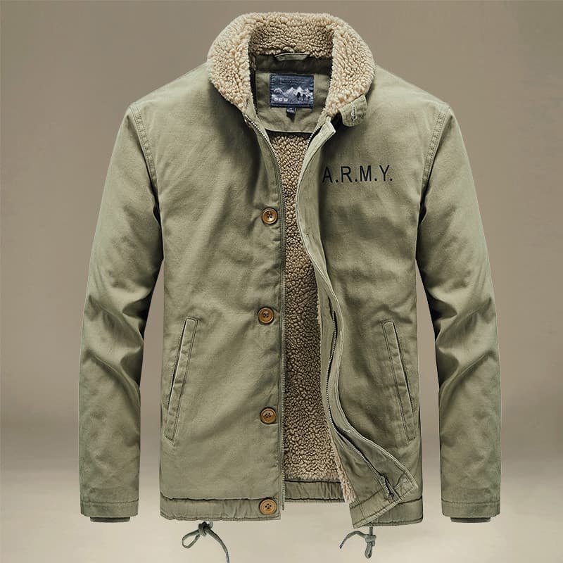 2025 novo estilo jaqueta acolchoada de algodão masculina inverno puro algodão Workwear velo-acolchoado lapela espessada