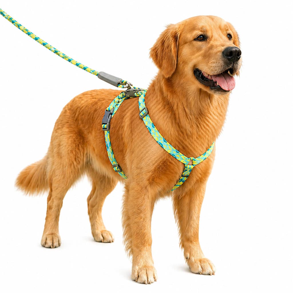 Guia Para Cães Coleira Peitoral Com Alça Reforçado Forte