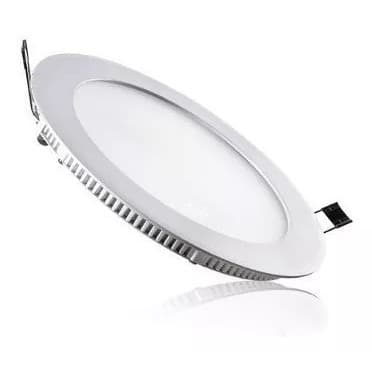 Painel Plafon Led 4w, 6000k/3500k.10,5cm, Redondo Embutir Luz Branca Frio Bivolt