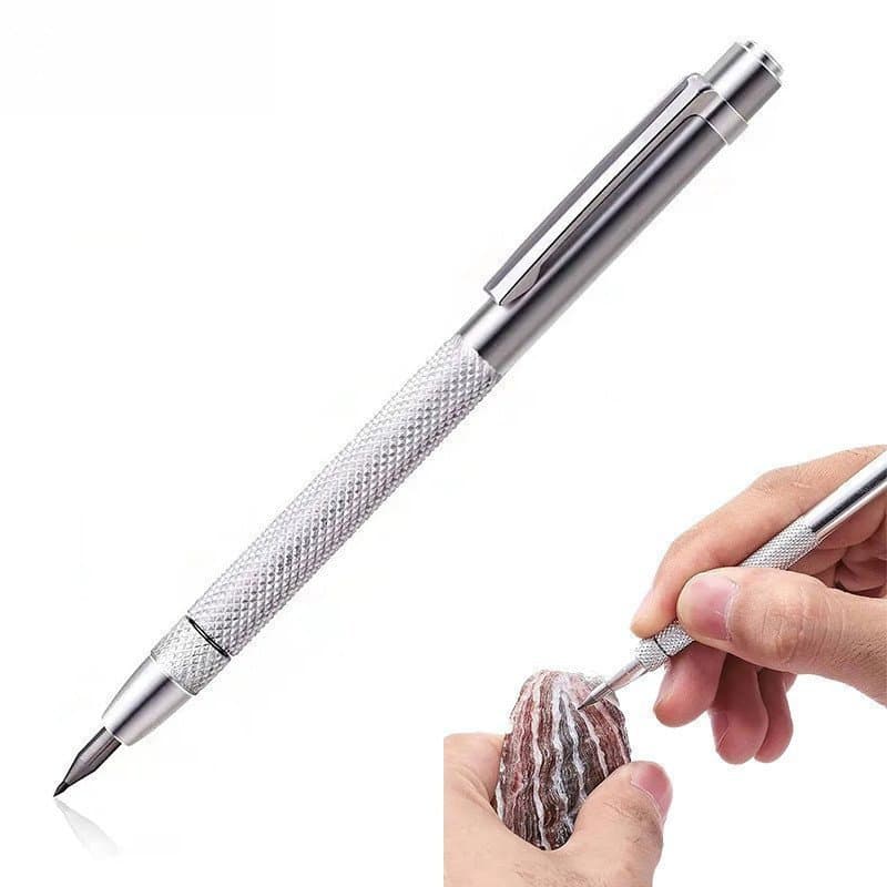 Caneta De Gravação De Carboneto De Tungstênio Com Ponta De Diamante Para Marcação Manual De Metal Cerâmico De Vidro