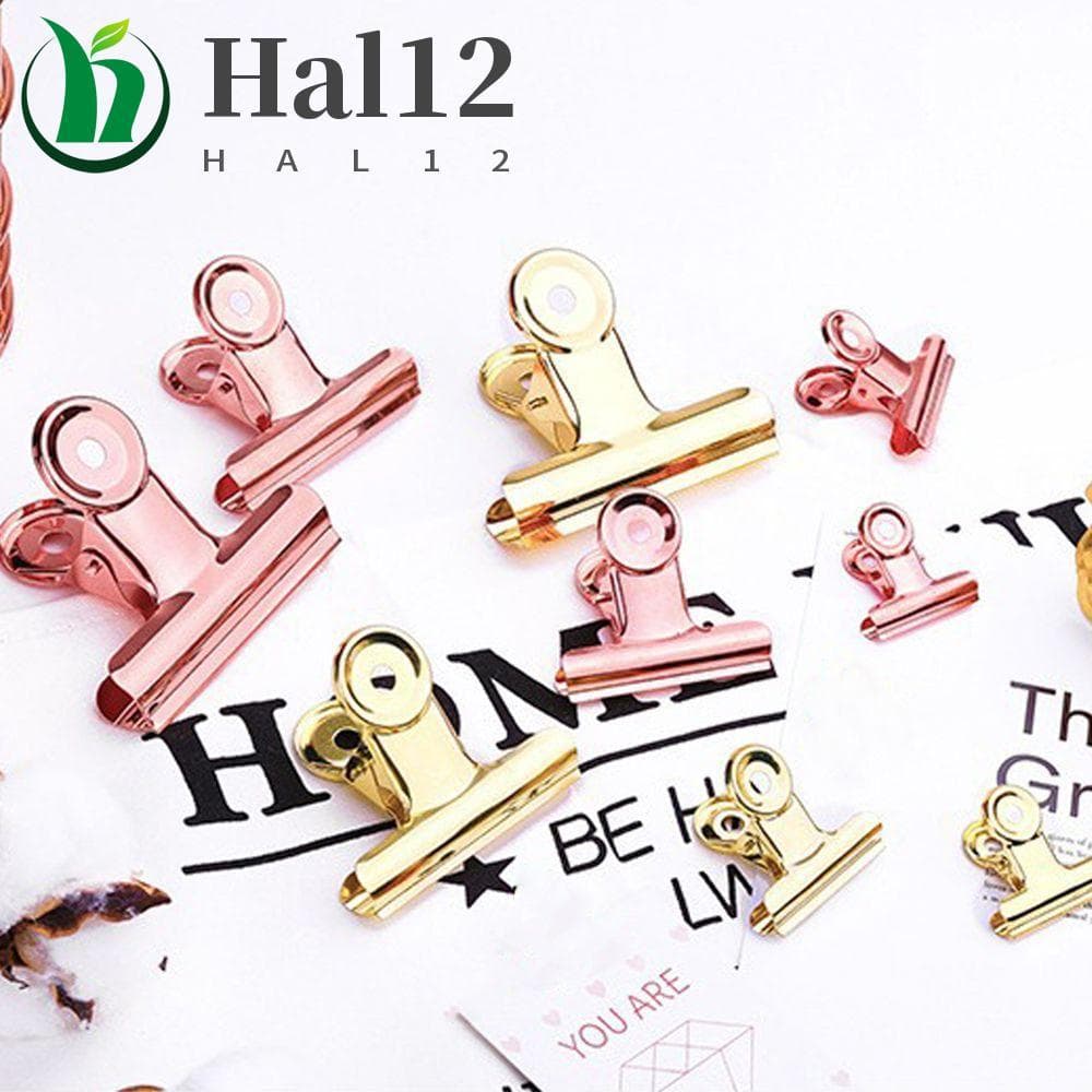 HALB 6 Pcs Clipes De Papel Suporte Para Fotos Multicolor Estudante Escola Material De Escritório Clipe De Pasta De Aço I
