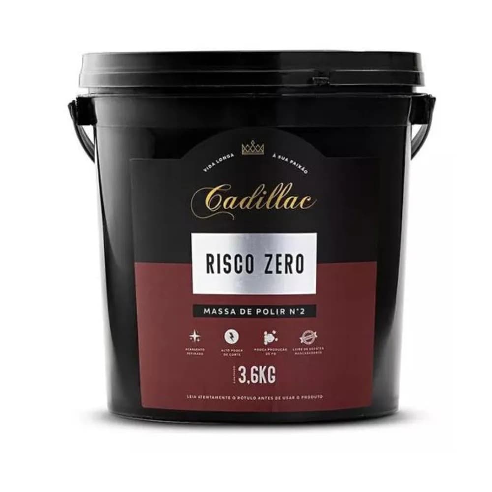Massa de Polir 3,6kg N2 Cadillac Risco Zero