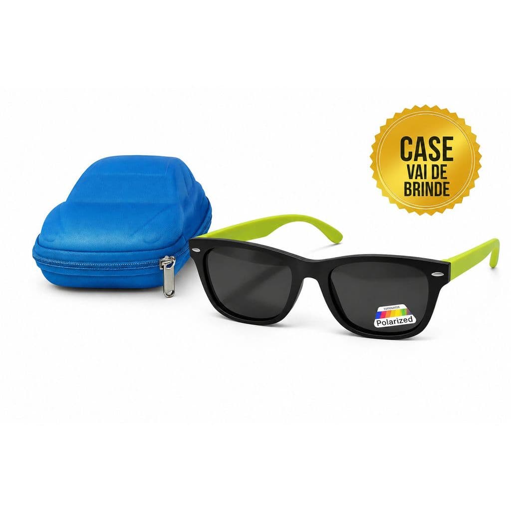Óculos De Sol Flexível Infantil De Silicone Polarizado UV400 Para Crianças