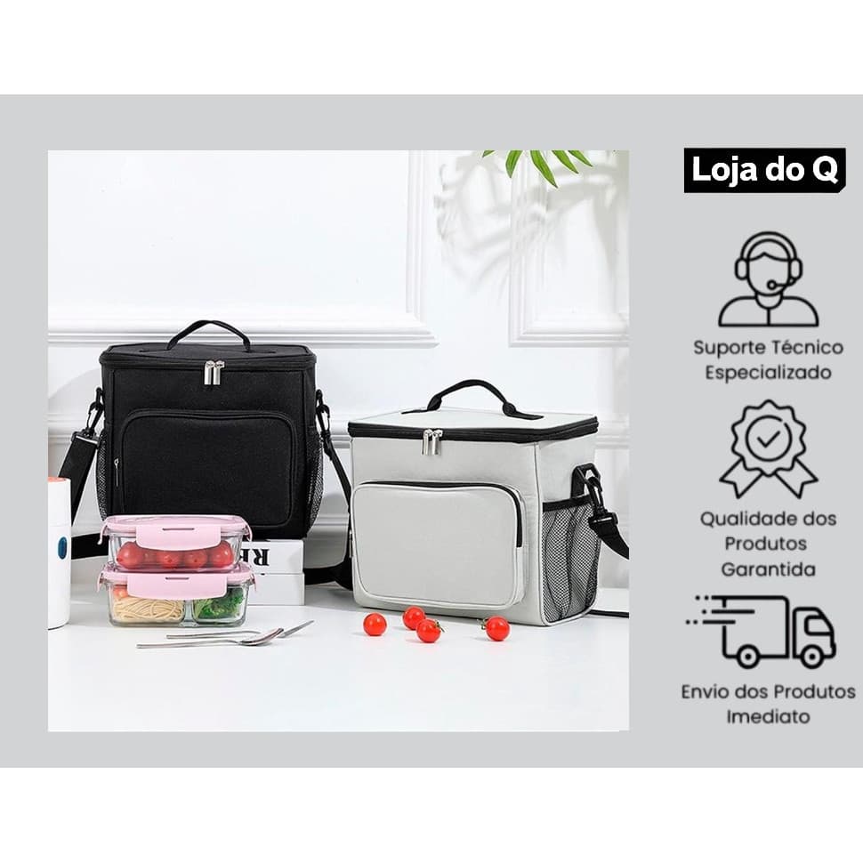 Saco de isolamento Fitness de tamanho grande Bento Lunch Box Isolamento térmico separado Design de moda