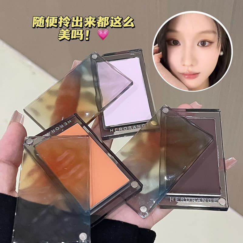 Paleta de Blush feminino baixa saturação expansão Natural encolhendo fosco cor Nude reparação revelando macio falso simp