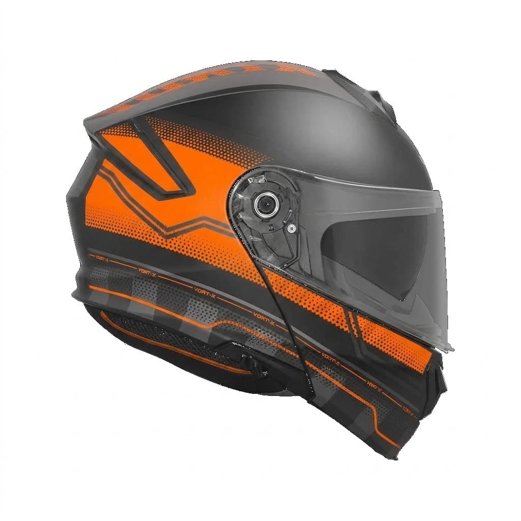 Capacete Escamoteável Moto Articulado Robocop Viseira Óculos Solar Interno XTROY Premium GTR 722