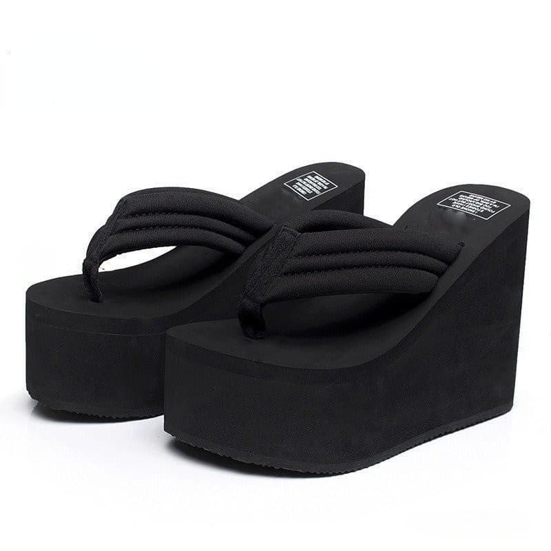 Pulmies Feminino Verão Super Alto 12 Centímetros Plataforma Tamancos Sapatos De Jardim Ao Ar Livre Sandálias De Piscina