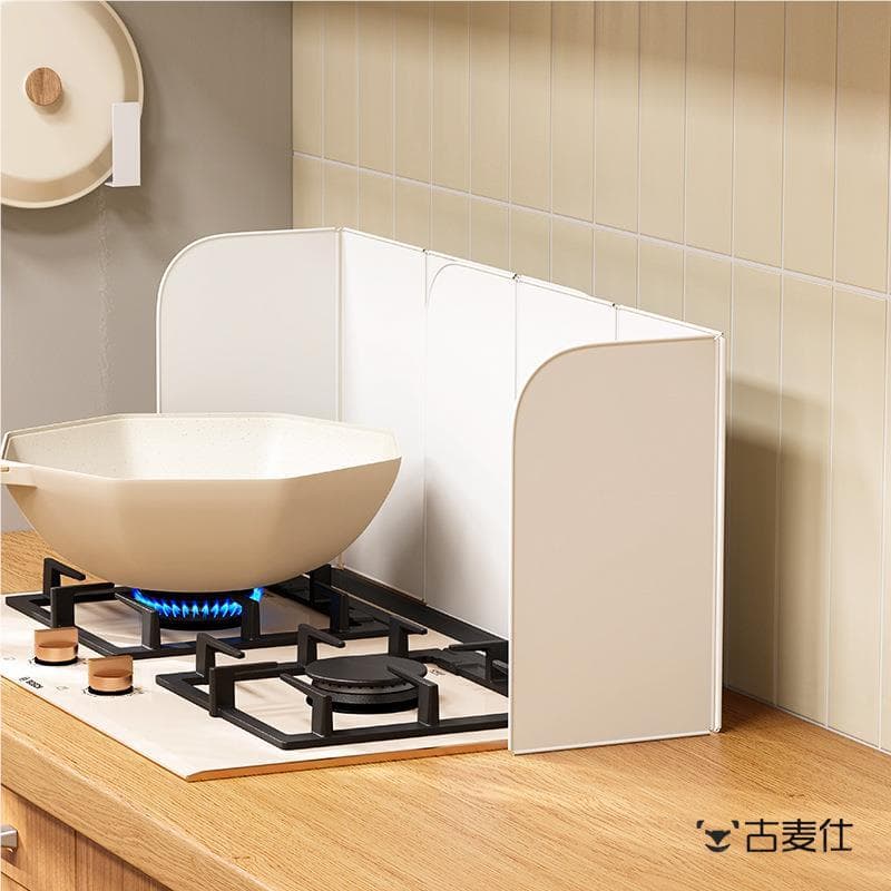 High-End dobrável fogão defletor de óleo cozinha fogão a gás doméstico resistente a altas temperaturas óleo de cozinha r